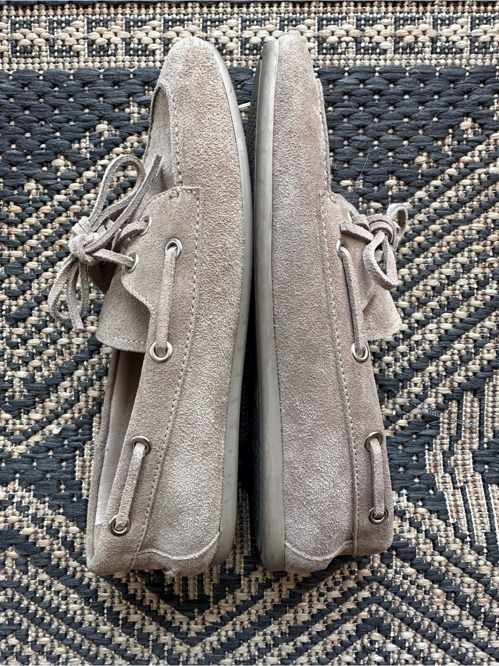Jeffery Campbell Yachting Day Boat Shoes size 8 Taupe Suede - Picture 4 of 7